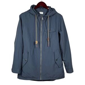 Bridge & Burn Warbler Jacket Womens M Nylon Canvas Hooded Water Resistant